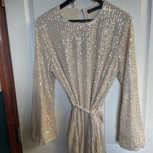 Gold Sparkly Dress